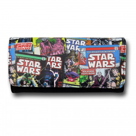 Star Wars Comic Cover Faux Leather Tri-fold Wallet