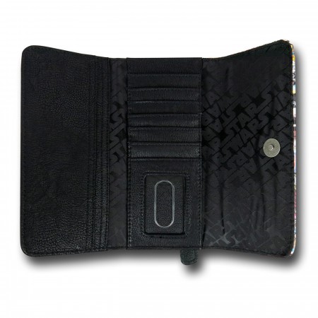 Star Wars Comic Cover Faux Leather Tri-fold Wallet