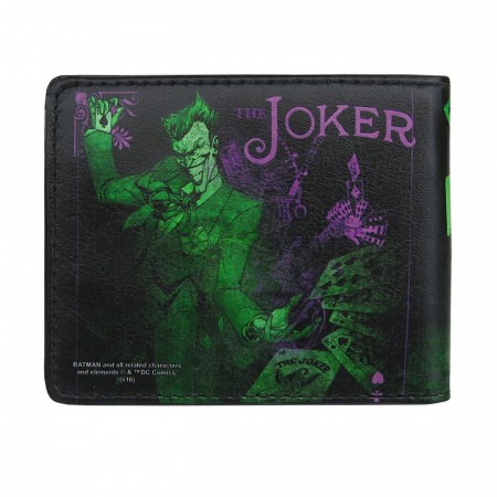 Joker Flipping Cards Bi-Fold Wallet