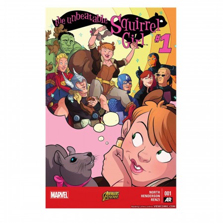 Squirrel Girl Comic Panels Hinged Wallet