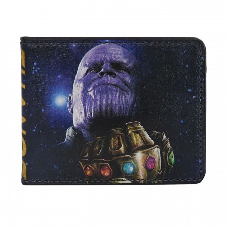 Infinity War Thanos the Mad Titan Bi-Fold Wallet