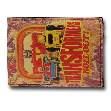 Transformers Sublimated Roll Out Bi-Fold Wallet