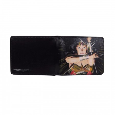 Wonder Woman Alex Ross Men's Bi-Fold Wallet