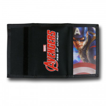 Captain America Age of Ultron Lenticular Velcro Wallet
