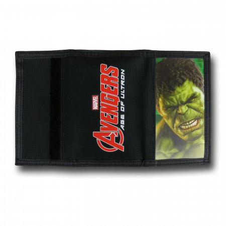 Incredible Hulk Age of Ultron Lenticular Velcro Wallet