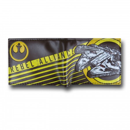 Star Wars Rebel Alliance Brown Bi-Fold Wallet