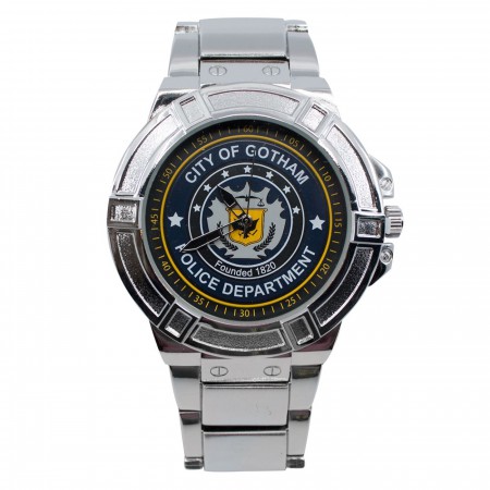 Batman GCPD Watch with Metal Band