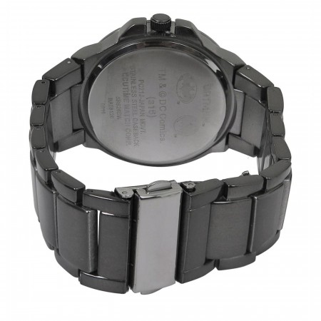 Batman Hush Symbol Charcoal Watch with Metal Band