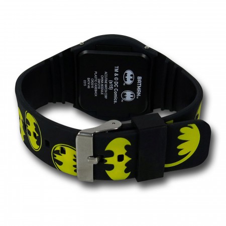 Batman Yellow LED Watch