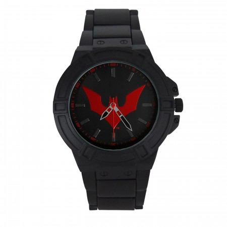 Batman Beyond Symbol Watch with Metal Band