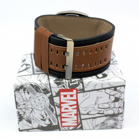 Captain America Shield Watch with Dual Fasten  Adjustable Strap