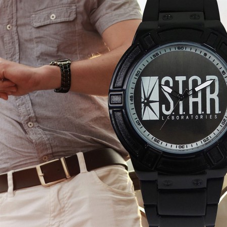 Flash Star Labs Logo Watch with Metal Band