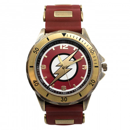 Flash TC Symbol Watch with Silicone Adjustable Strap