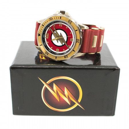 Flash TC Symbol Watch with Silicone Adjustable Strap