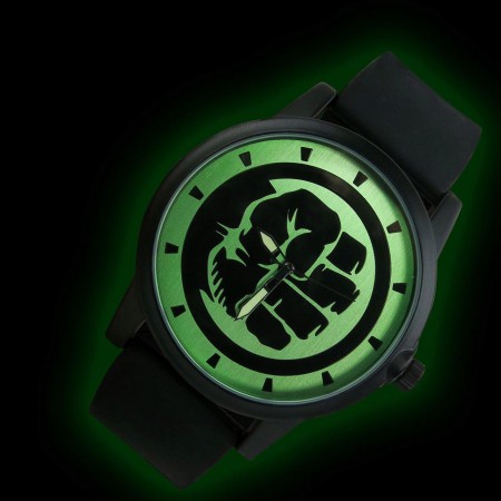 Hulk Fist Watch with Silicone Band