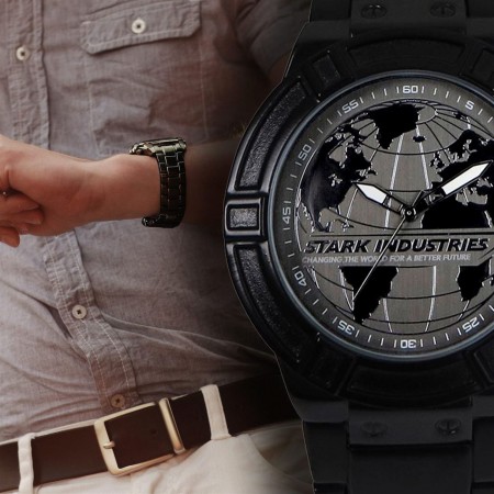 Iron Man Stark Industries Watch with Metal Band