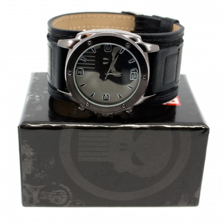 Punisher Symbol Watch with Dual Fasten Adjustable Strap