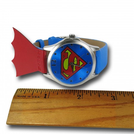 Superman Symbol Caped Watch