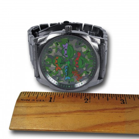 TMNT Heads Watch with Metal Band