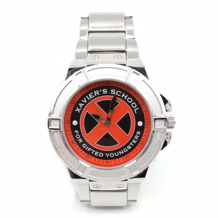 X-Men Xavier School for the Gifted Watch with Metal Band