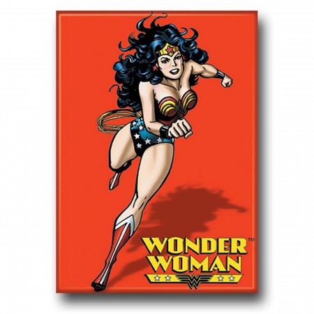 Wonder Woman Red Running Pocket Mirror