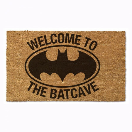 Batman Welcome to the Batcave 17"x 29" Doormat with Non-Skid Back