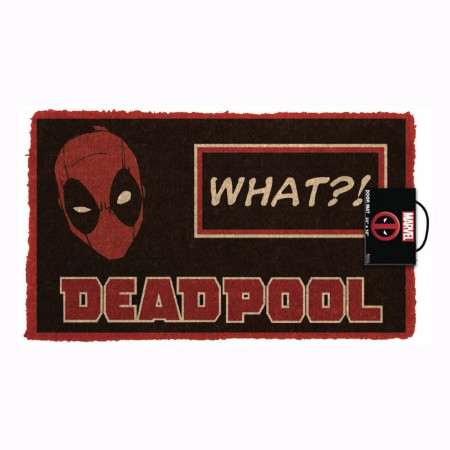 Deadpool What?! 17"x 29" Doormat with Non-skid Back