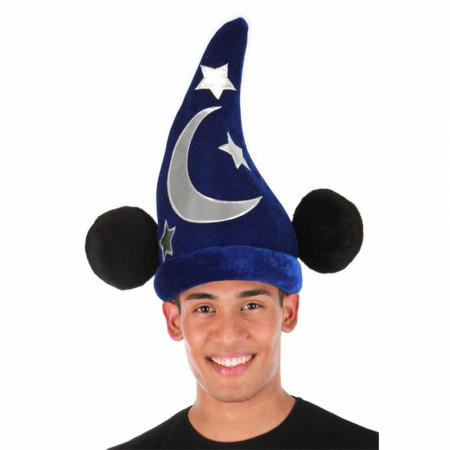Disney Mickey Mouse Fantasia Wizard Plush Hat