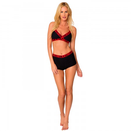 Harley Quinn Ladies High Waist Underwire Bikini