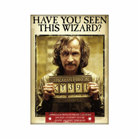 Harry Potter Sirius Wanted Poster Magnet