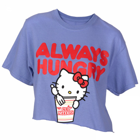 Hello Kitty Sanrio x Nissin Always Hungry Women's Crop Top
