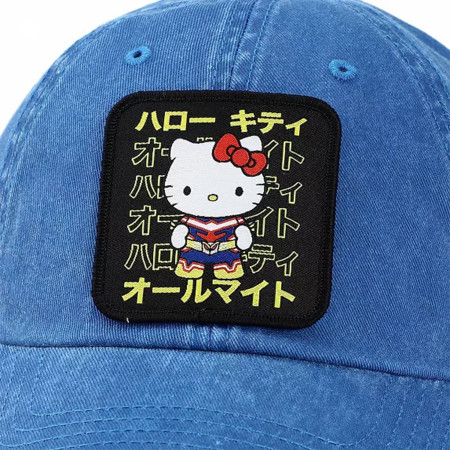 Hello Kitty Sanrio X My Hero Academia Embroidered Patch Strapback Hat