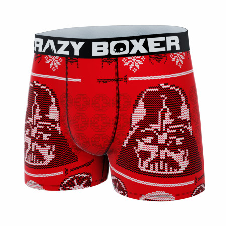 MENS Medium Xmas Star Wars Darth Vader Chewbacca Crazy Boxer Christmas  Underwear