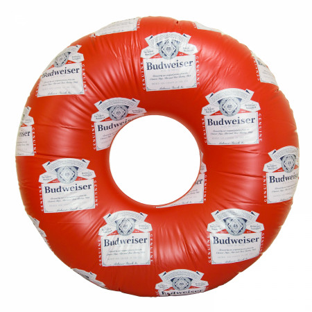 Budweiser Logo All-Over Print Pool Float Ring