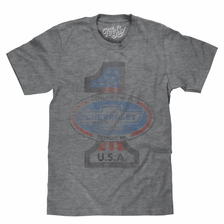 Chevrolet Detroit MI #1 U.S.A. T-shirt