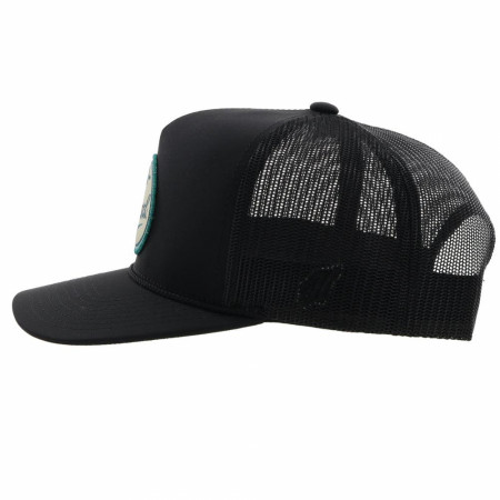 Pearl Logo Black Colorway Hybrid Bill Adjustable Trucker Hat