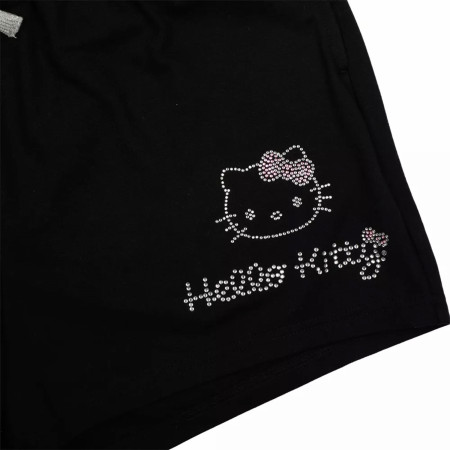 Hello Kitty Rhinestone Sweat Shorts