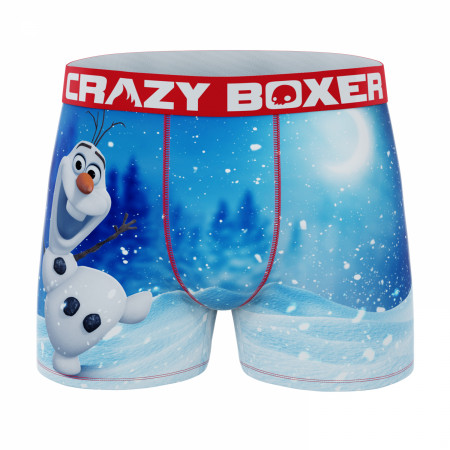 Crazy Boxers Frozen Olaf Boxer Briefs in Popcorn Box