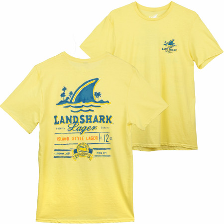 Landshark Island Style Lager Sunshine Front/Back T-Shirt