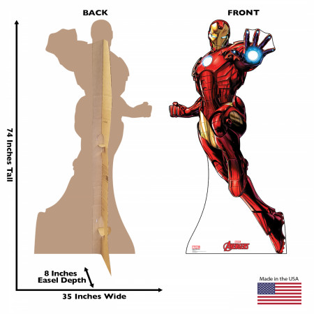 Avengers Animated Iron Man Cardboard Stand Up