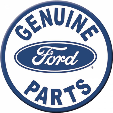 Ford Genuine Parts Logo Tin Magnet