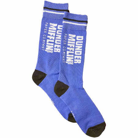 The Office Dunder Mifflin Logo Crew Socks