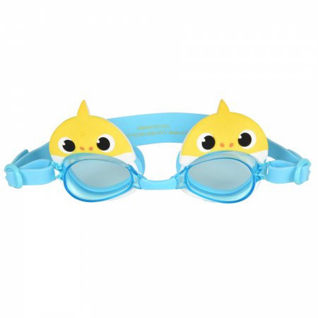 Baby Shark Yellow Shark Character Face Swim Goggles