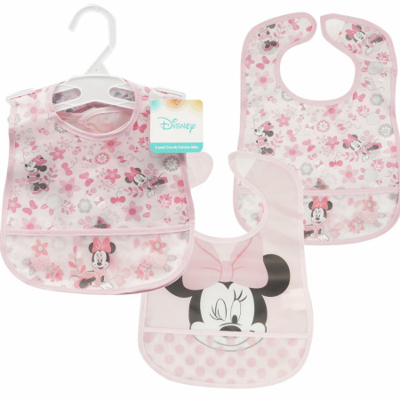 Disney Minnie Mouse Crumb Catcher Bib 2-Pack