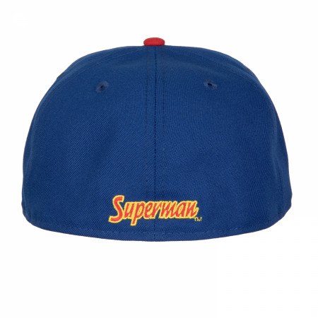 Superman Classic Emblem New Era 59Fifty Fitted Hat