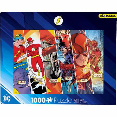 DC Comics The Flash Over the Ages Timeline 20" x 28" 1000 Piece Puzzle