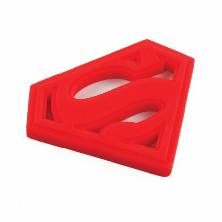 Superman Logo Silicone Teether