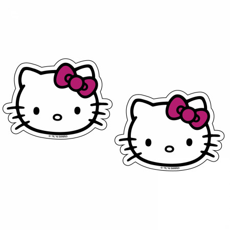 Hello Kitty 3x8 Cute Aluminum Car Decal