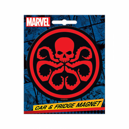 Hydra Black Die Cut Car Magnet
