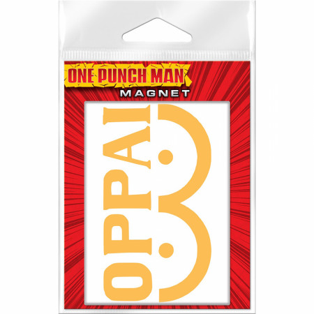 One Punch Man Oppai Logo Magnet